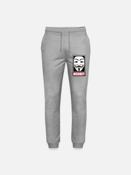 Disobey Colors changeable - Stanley/Stella Mover Unisex Organic Jogging Trousers - heather grey