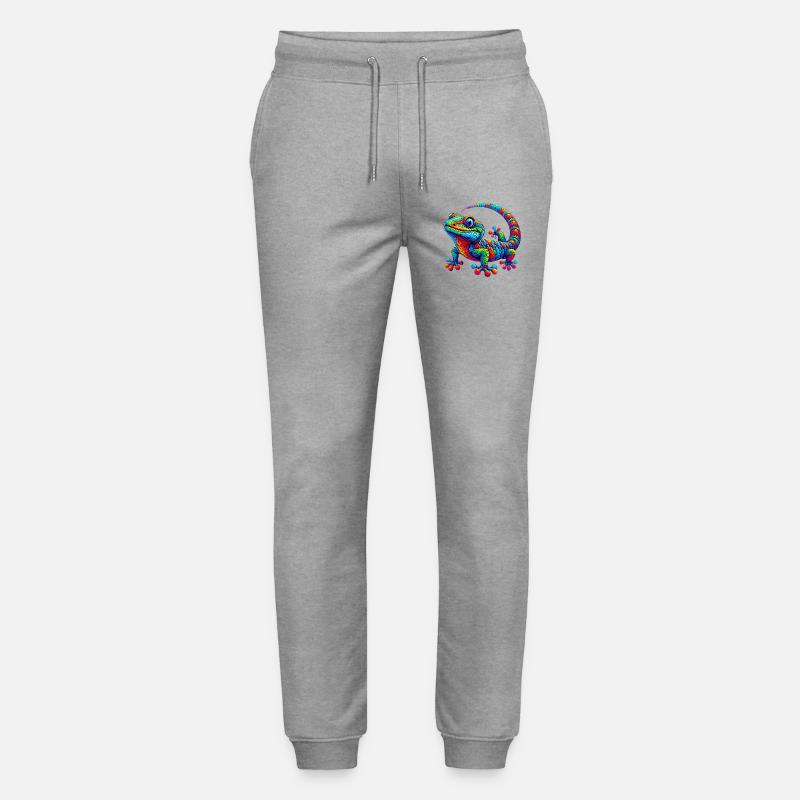 Gecko - Stanley/Stella Unisex Bio Jogginghose Mover  - Grau meliert