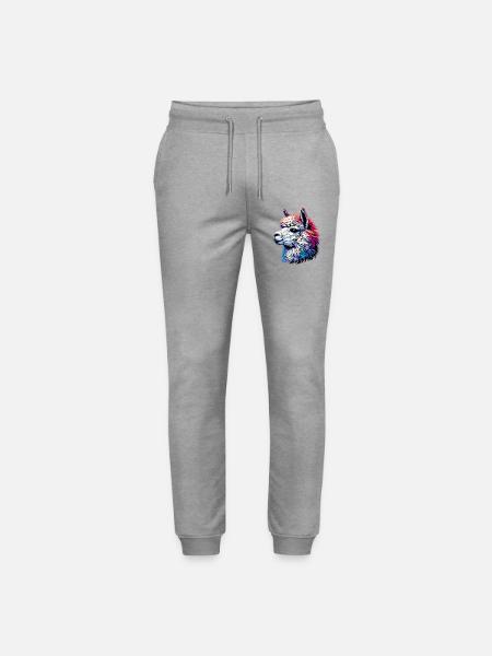 Alpaca - Stanley/Stella Mover Unisex Organic Jogging Trousers - heather grey