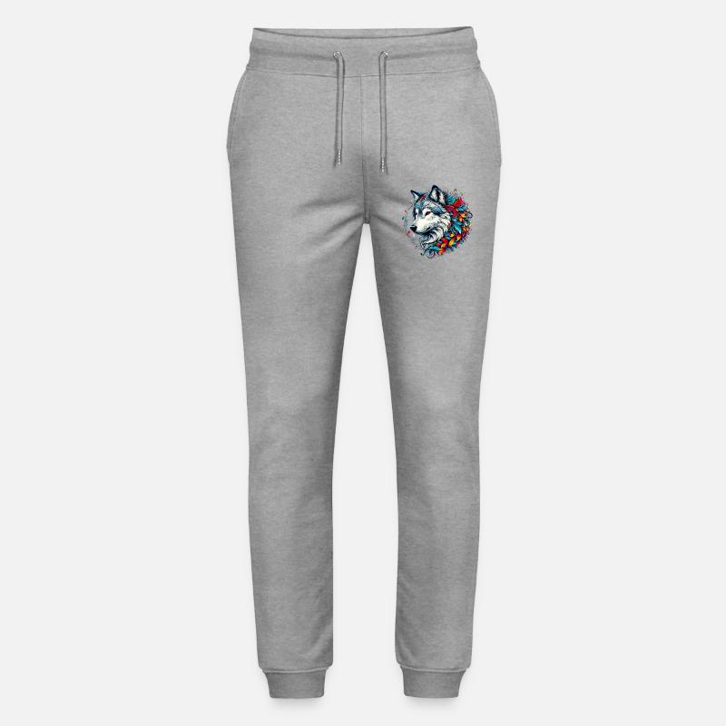 Wolf - Stanley/Stella Unisex Bio Jogginghose Mover - Grau meliert