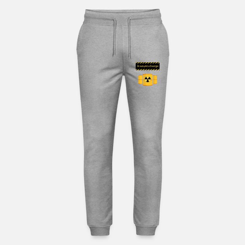 Ich bin voller Energie - Stanley/Stella Unisex Bio Jogginghose Mover  - Grau meliert