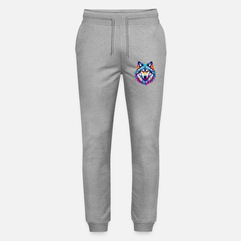 Wolf - Stanley/Stella Mover Unisex Organic Jogging Trousers - heather grey