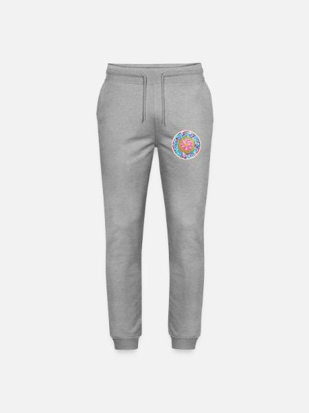 Sjæle Lotus - Sonja Ariel von Staden - Stanley/Stella Mover økologiske unisex joggingbukser - grå meleret