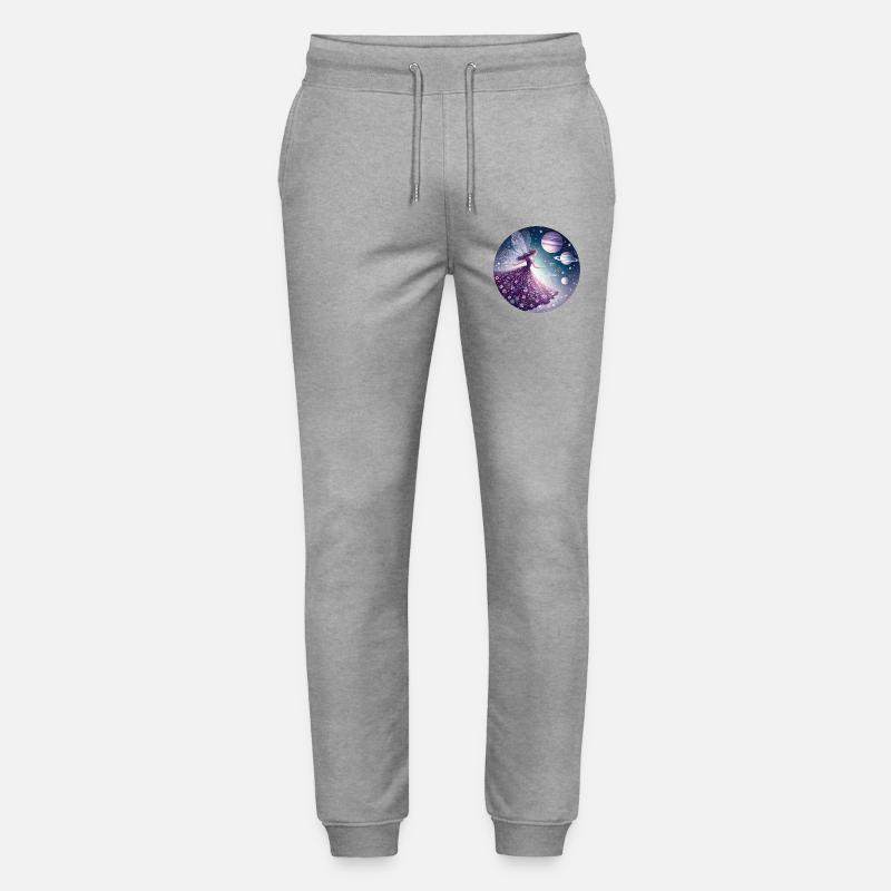 Fata dei Desideri - Pantaloni da jogger unisex ed ecologici Mover di Stanley/Stella - grigio melange