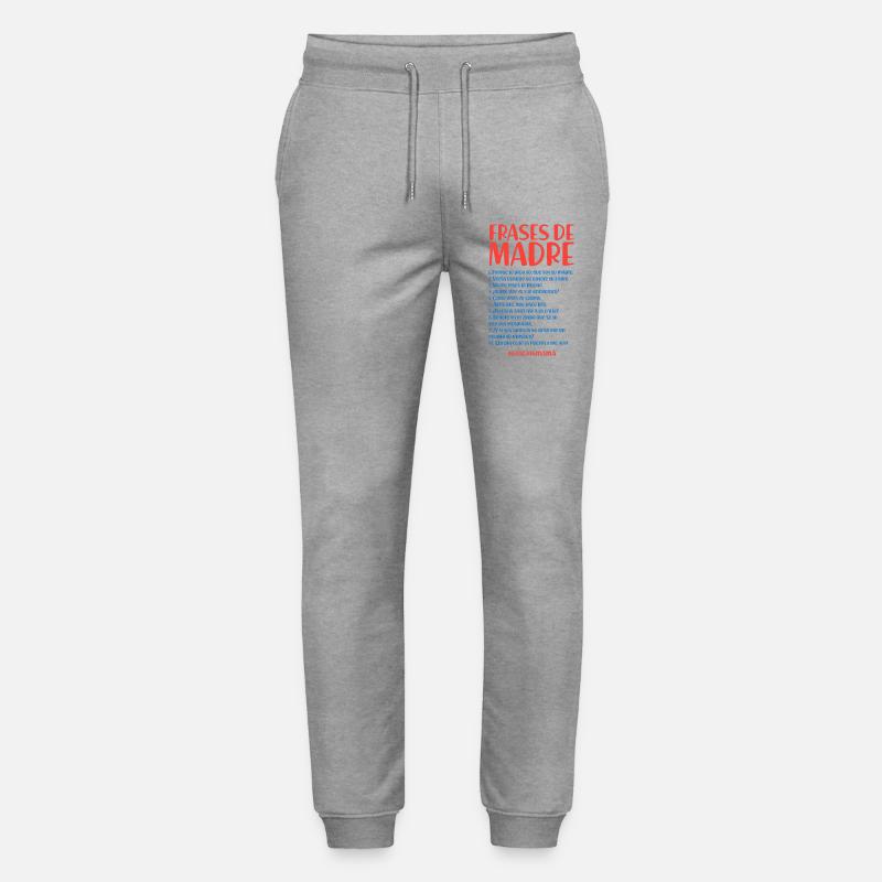 Zitate der Mutter - Stanley/Stella Unisex Bio Jogginghose Mover  - Grau meliert