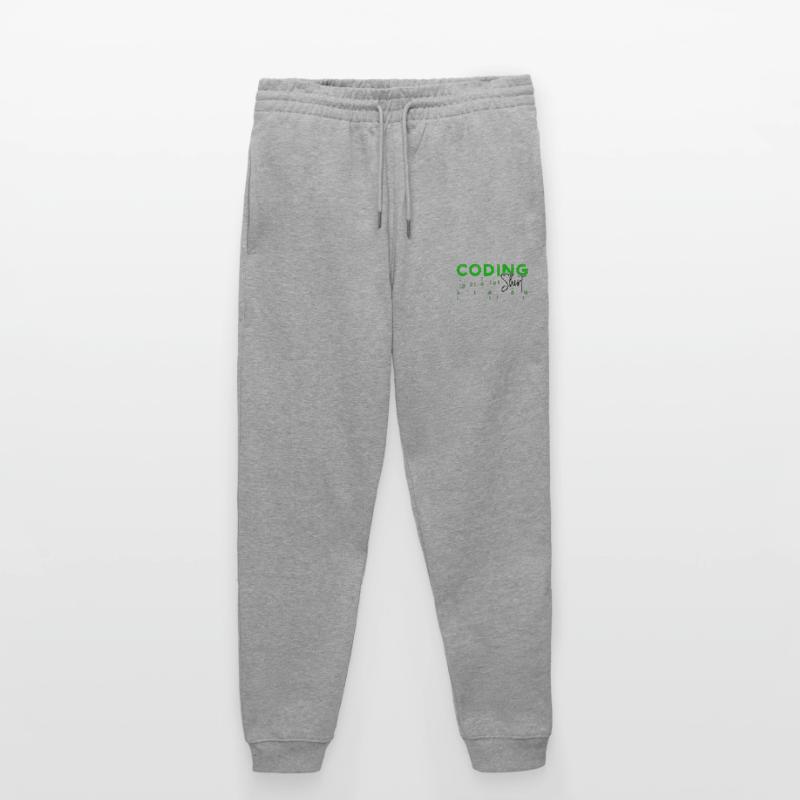 Coden Developer Programmer Web Developer Saying Stanley/Stella Mover Unisex Organic Jogging Trousers