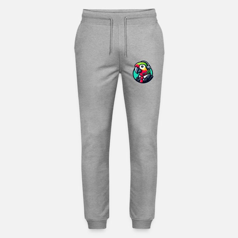 Parrot Professioneller Chat-Support - Stanley/Stella Unisex Bio Jogginghose Mover  - Grau meliert