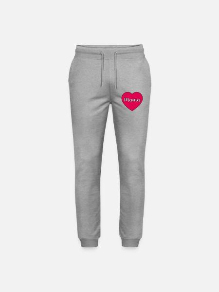 Mama-Herz - Stanley/Stella Unisex Bio Jogginghose Mover  - Grau meliert