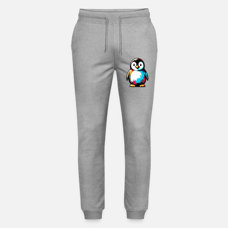 Penguin - Stanley/Stella Mover Unisex Organic Jogging Trousers - heather grey