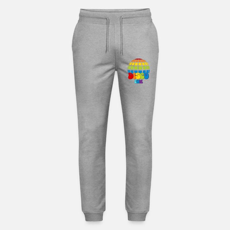 Disco Fox Discokugel Groovy Discothek Discofox - Stanley/Stella Unisex Bio Jogginghose Mover  - Grau meliert