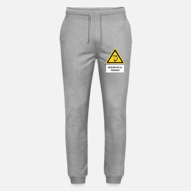 Hai der Finanzen - Stanley/Stella Unisex Bio Jogginghose Mover  - Grau meliert