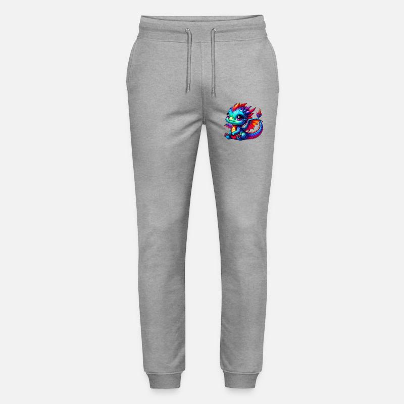 Drache - Stanley/Stella Unisex Bio Jogginghose Mover  - Grau meliert