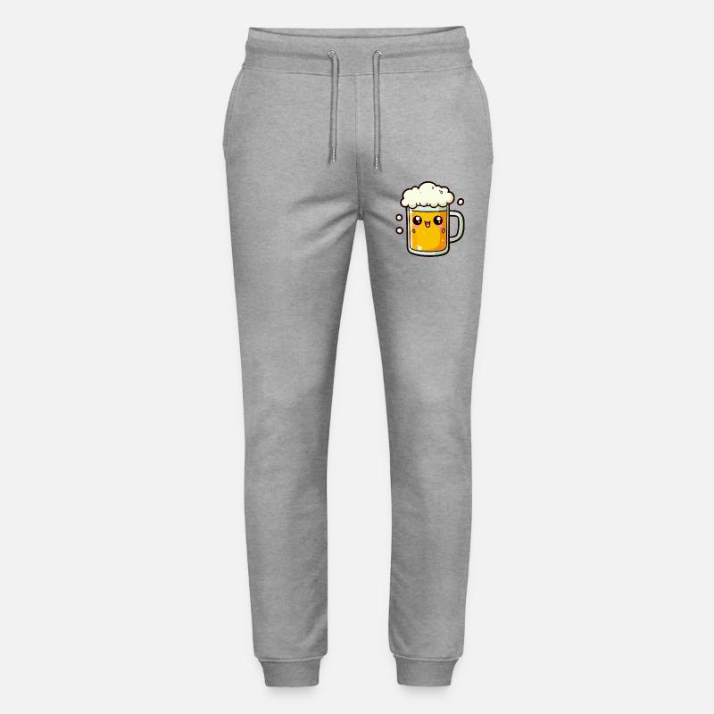 Comic Bier - Stanley/Stella Unisex Bio Jogginghose Mover  - Grau meliert
