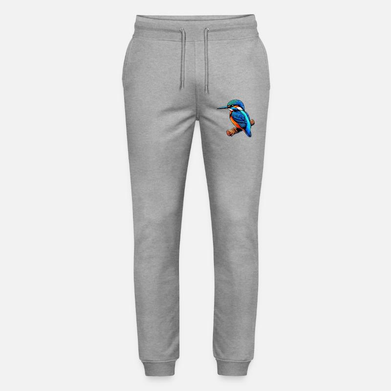 Eisvogel - Stanley/Stella Unisex Bio Jogginghose Mover  - Grau meliert
