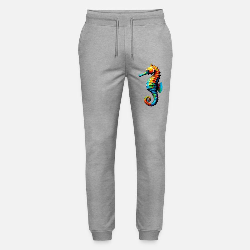 Seepferdchen - Stanley/Stella Unisex Bio Jogginghose Mover  - Grau meliert
