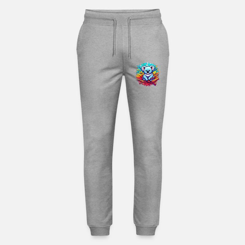 Koala - Stanley/Stella Unisex Bio Jogginghose Mover  - Grau meliert