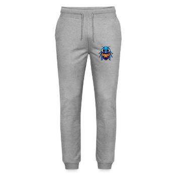 Ladybug Colorful Kawaii Cartoon Character Clipart - Stanley/Stella Mover Unisex Organic Jogging Trousers - heather grey - Front - Marisol (170cm) & Nik (191cm)