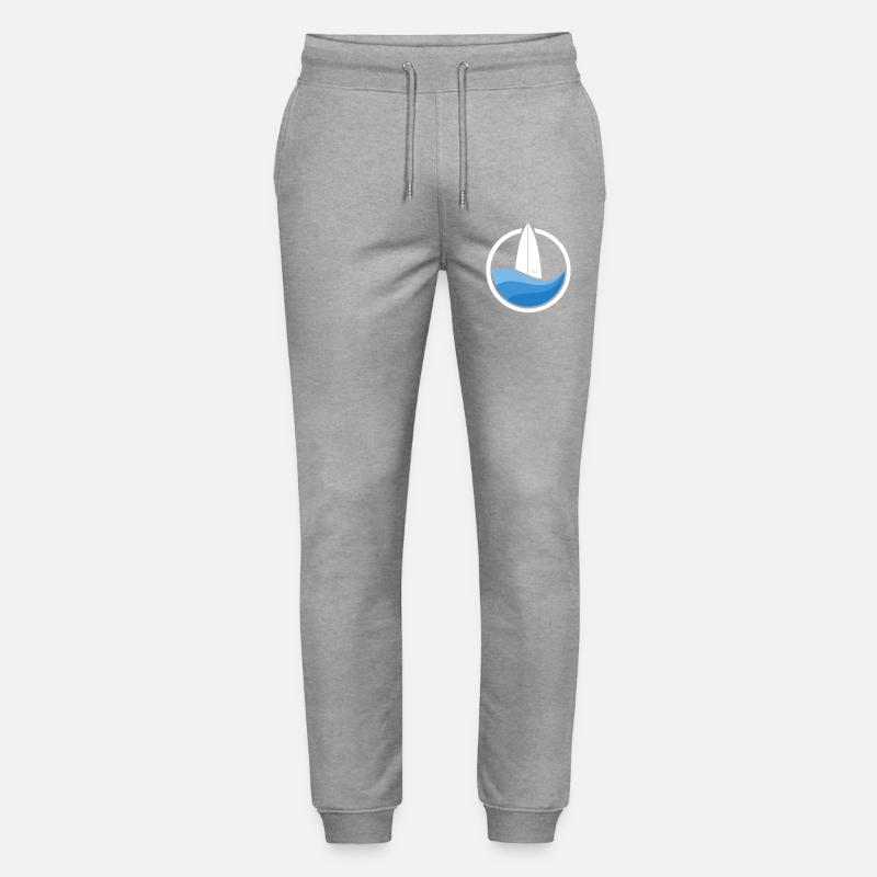 Surfwave III (white) - Stanley/Stella Unisex Bio Jogginghose Mover  - Grau meliert