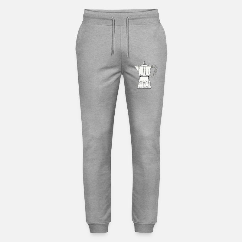 Mocca Espressokocher - Stanley/Stella Unisex Bio Jogginghose Mover  - Grau meliert