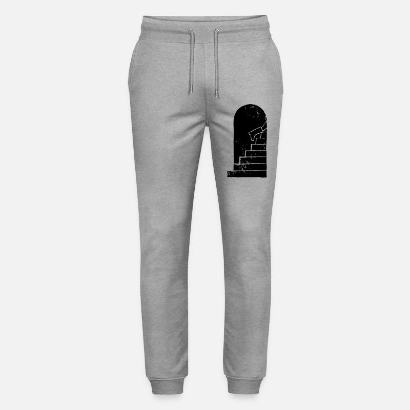 Forward into the future - Stanley/Stella Mover Unisex Organic Jogging Trousers - heather grey