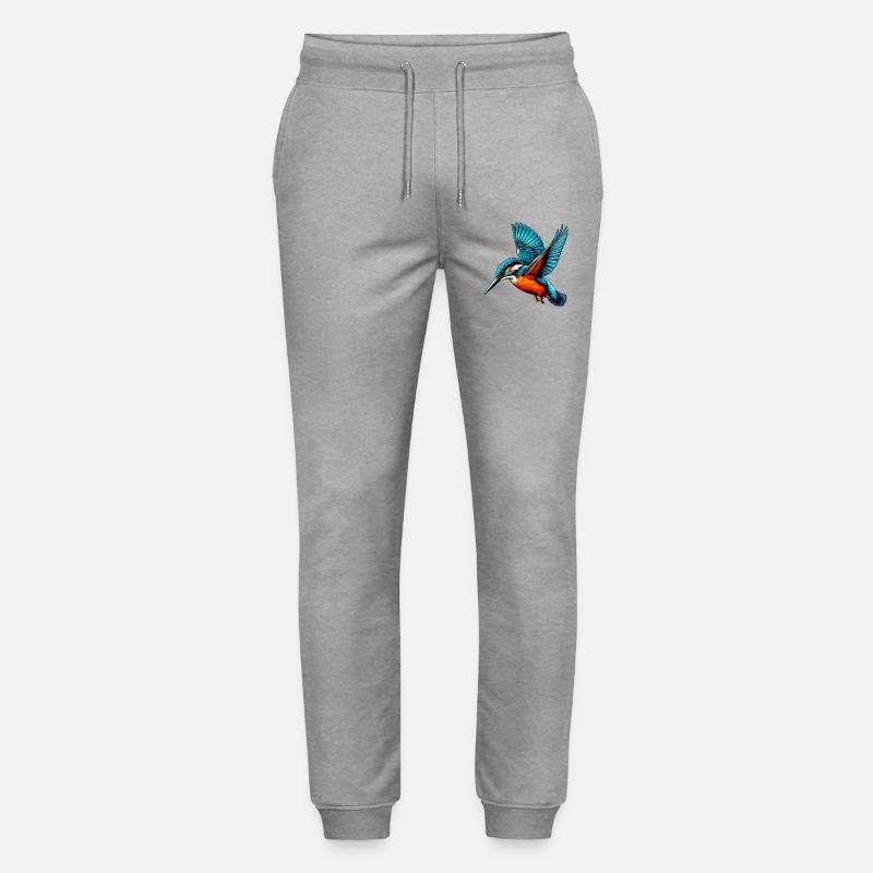 Eisvogel - Stanley/Stella Unisex Bio Jogginghose Mover  - Grau meliert