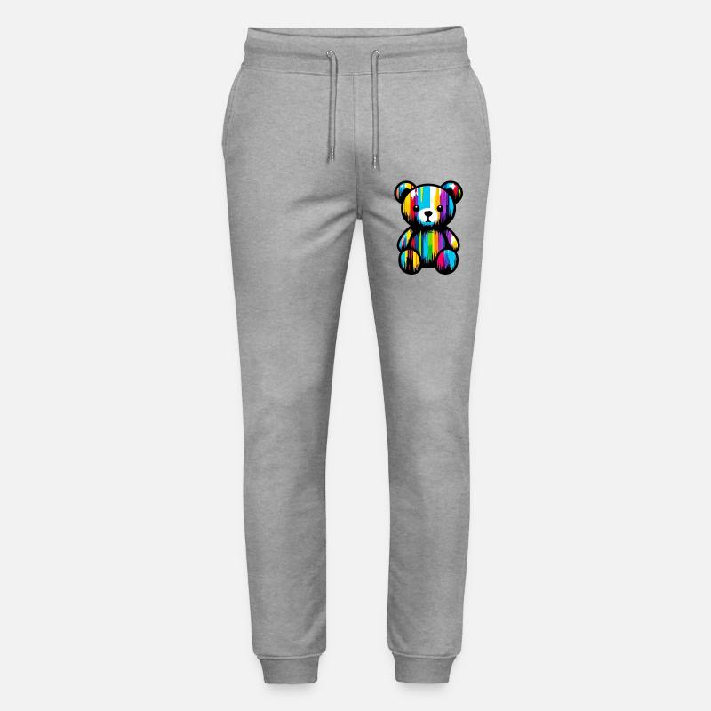 Orso Orsacchiotto Teddybär - Stanley/Stella Unisex Bio Jogginghose Mover  - Grau meliert