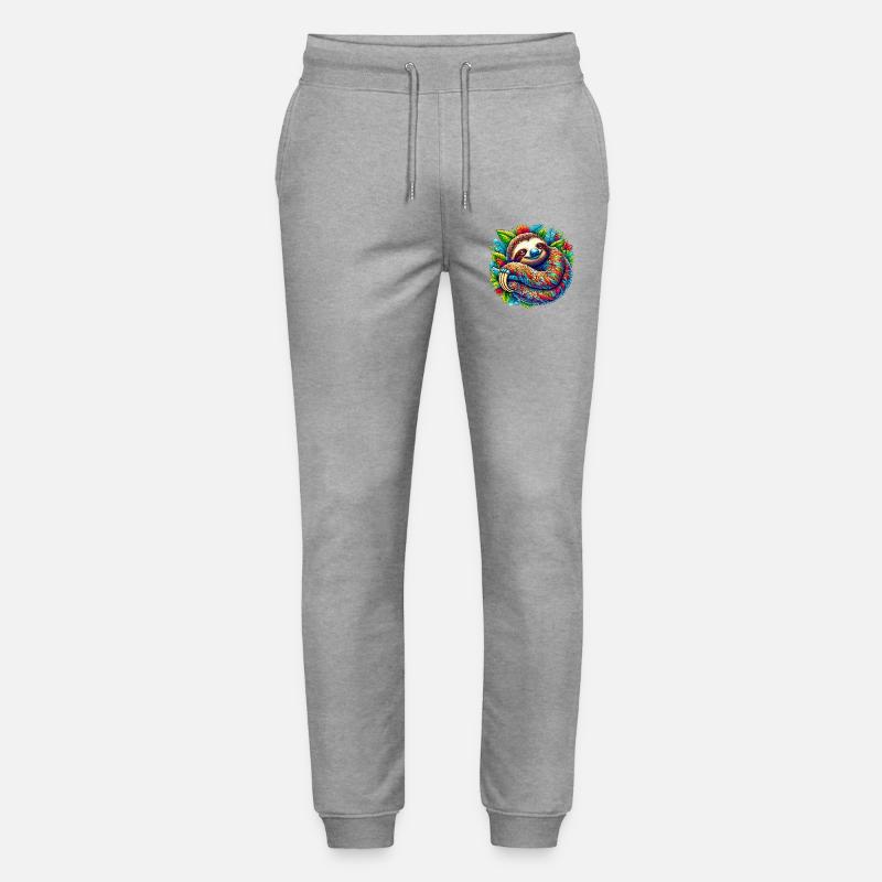 Faultier - Stanley/Stella Unisex Bio Jogginghose Mover  - Grau meliert