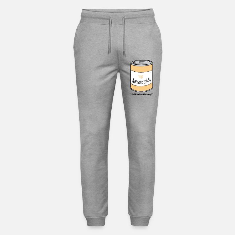 Konsensmilch - Stanley/Stella Unisex Bio Jogginghose Mover  - Grau meliert
