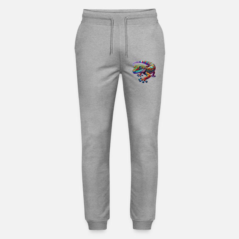 Gecko - Stanley/Stella Unisex Bio Jogginghose Mover - Grau meliert