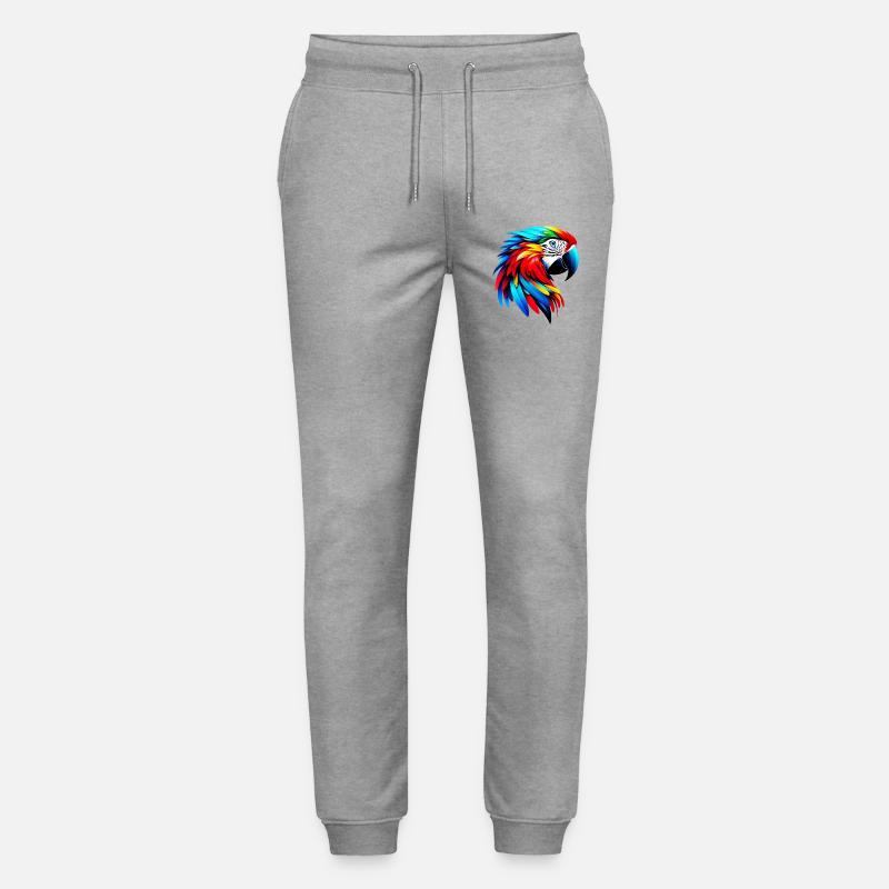 Papagei - Stanley/Stella Unisex Bio Jogginghose Mover  - Grau meliert