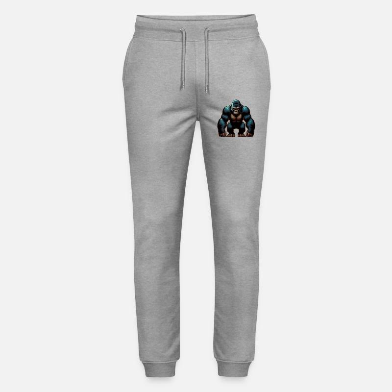 Gorilla - Stanley/Stella Unisex Bio Jogginghose Mover  - Grau meliert
