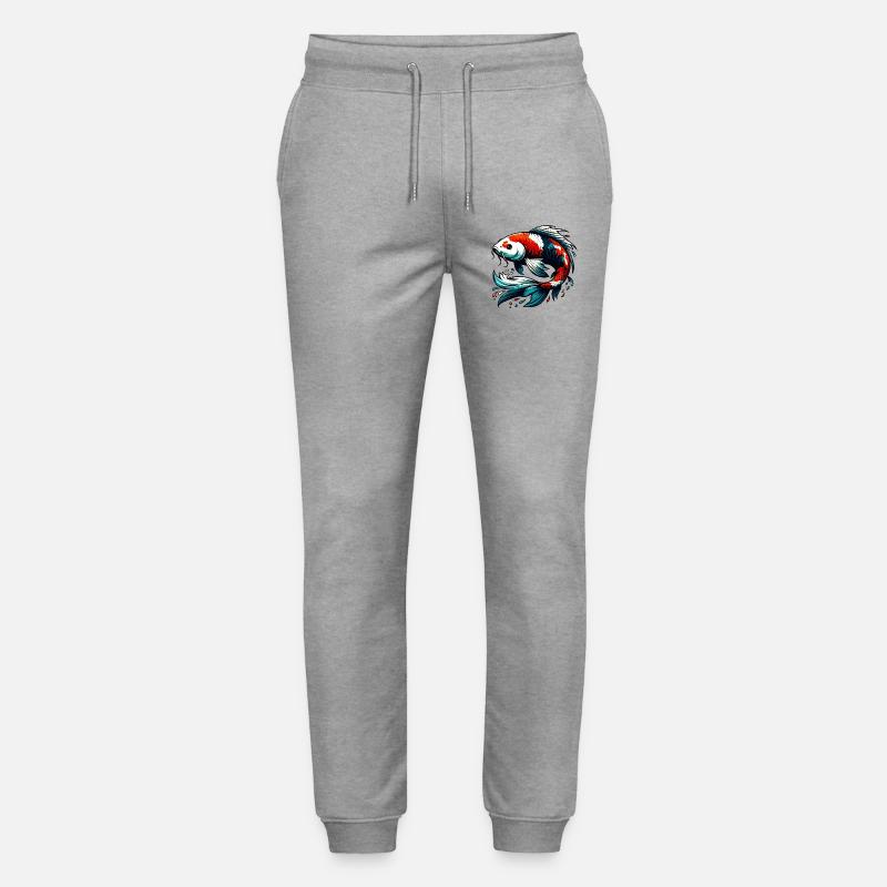 Koi-Karpfen - Stanley/Stella Unisex Bio Jogginghose Mover  - Grau meliert