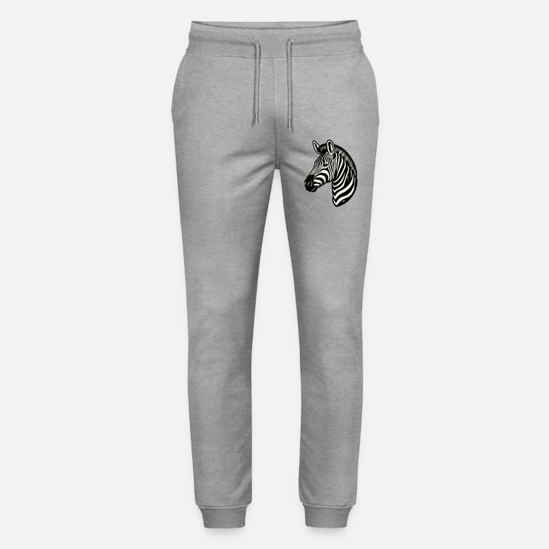 Zebra - Stanley/Stella Unisex Bio Jogginghose Mover  - Grau meliert