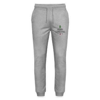 Christmas design for gifts - Stanley/Stella Mover Unisex Organic Jogging Trousers - heather grey - Front - Marisol (170cm) & Nik (191cm)
