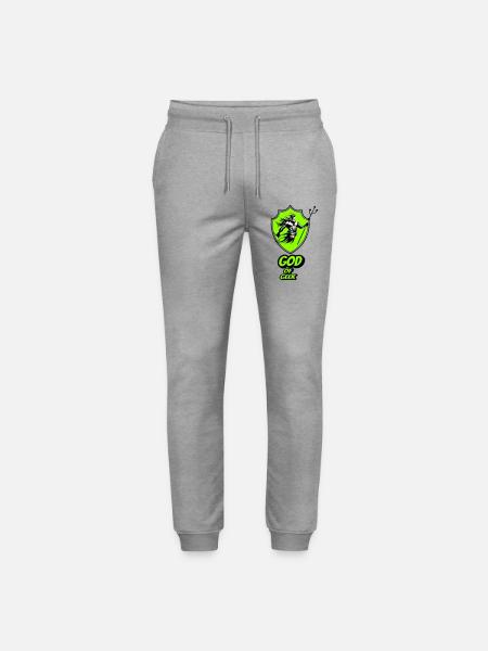 Gott des Geeks - Stanley/Stella Unisex Bio Jogginghose Mover - Grau meliert