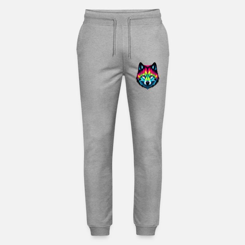 Wolf - Stanley/Stella Unisex Bio Jogginghose Mover  - Grau meliert