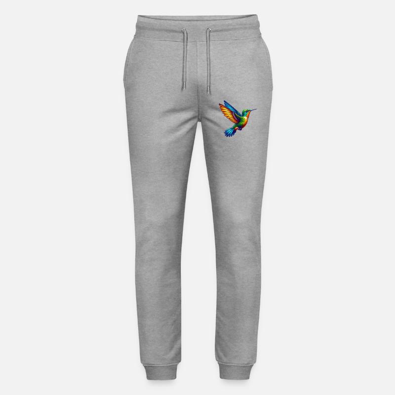 Colibrì - Pantaloni da jogger unisex ed ecologici Mover di Stanley/Stella - grigio melange