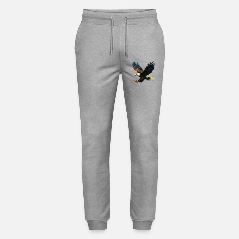 Adler - Stanley/Stella Unisex Bio Jogginghose Mover  - Grau meliert