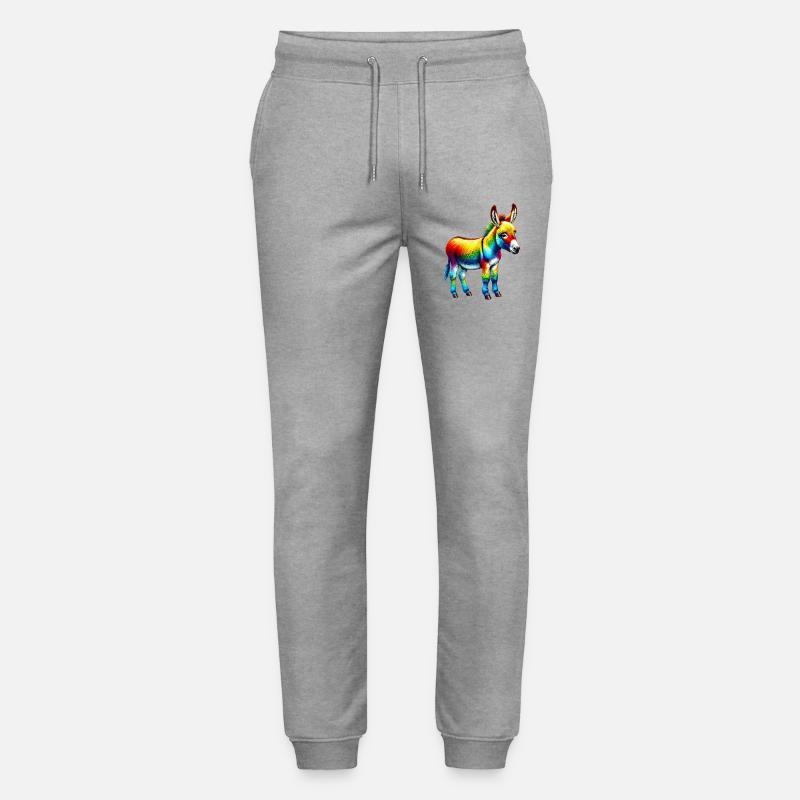 Esel-Maultier - Stanley/Stella Unisex Bio Jogginghose Mover  - Grau meliert