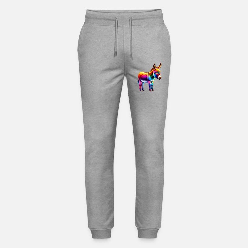 Esel-Maultier - Stanley/Stella Unisex Bio Jogginghose Mover  - Grau meliert