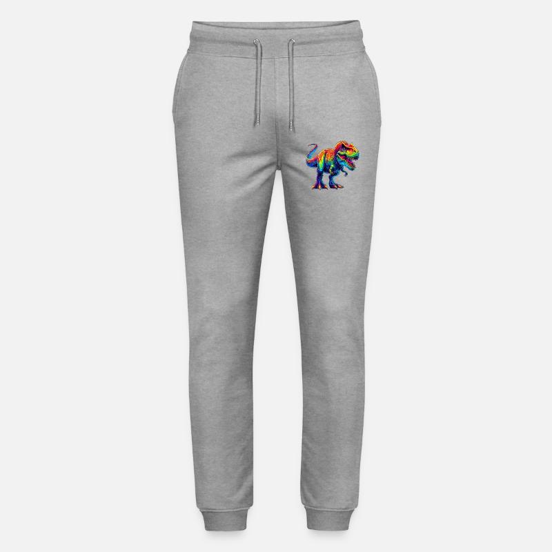 Dinosaurier - Stanley/Stella Unisex Bio Jogginghose Mover  - Grau meliert
