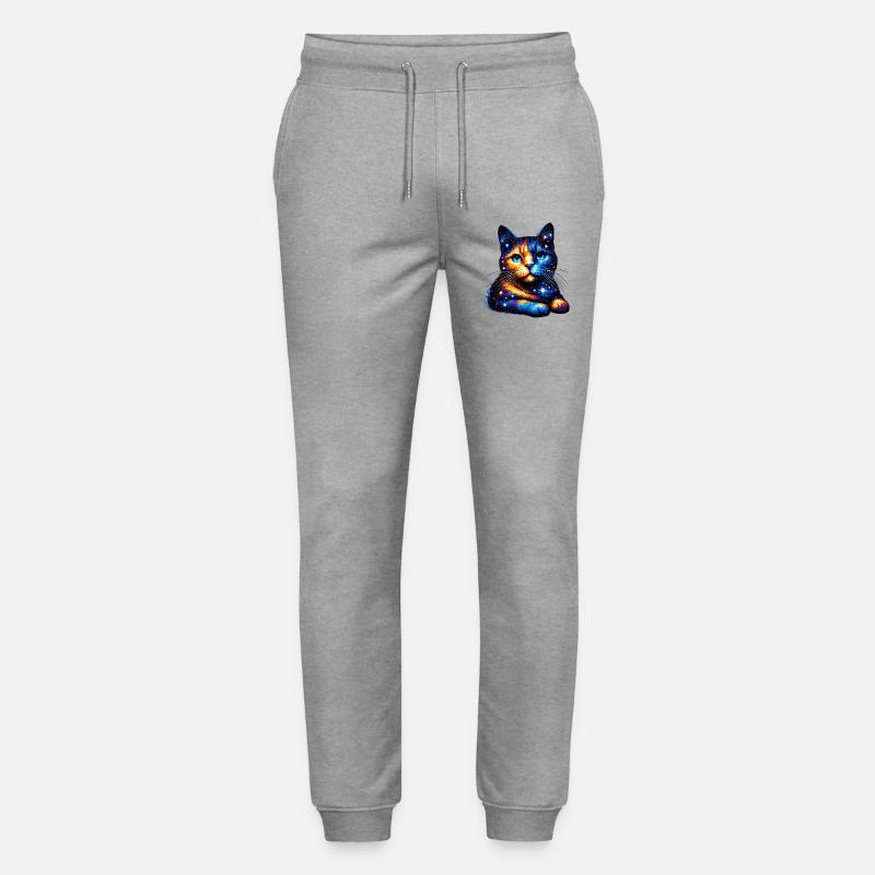 Chat - Pantalon de jogging bio MOVER Stanley/Stella unisexe - gris chiné