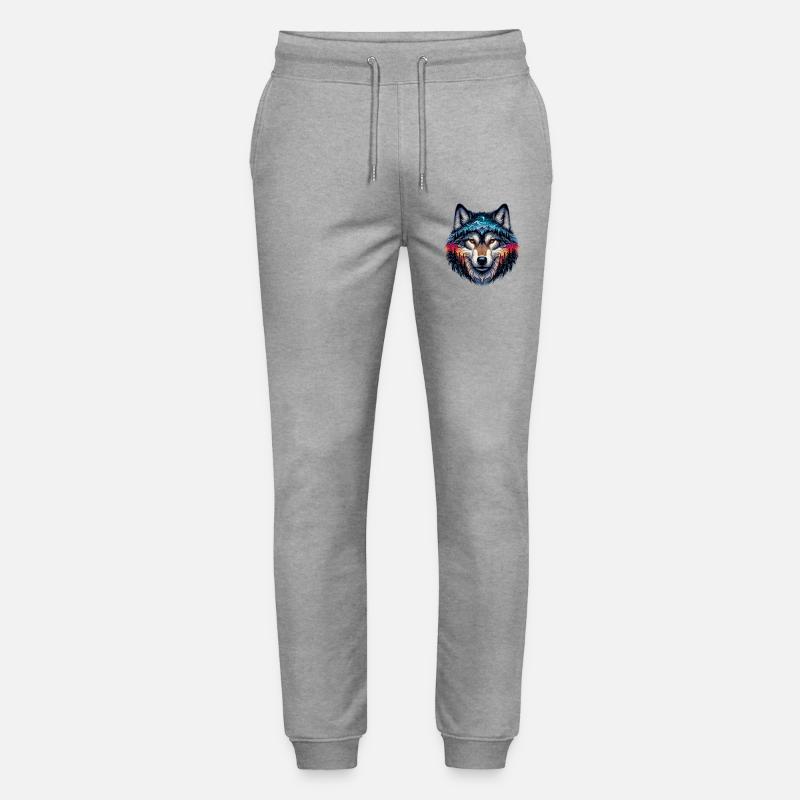 Wolf - Stanley/Stella Unisex Bio Jogginghose Mover  - Grau meliert
