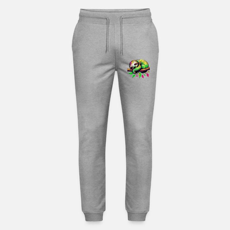 Faultier - Stanley/Stella Unisex Bio Jogginghose Mover  - Grau meliert