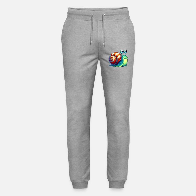 Schnecke - Stanley/Stella Unisex Bio Jogginghose Mover  - Grau meliert