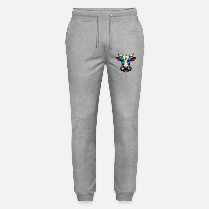 Kuh - Stanley/Stella Unisex Bio Jogginghose Mover  - Grau meliert