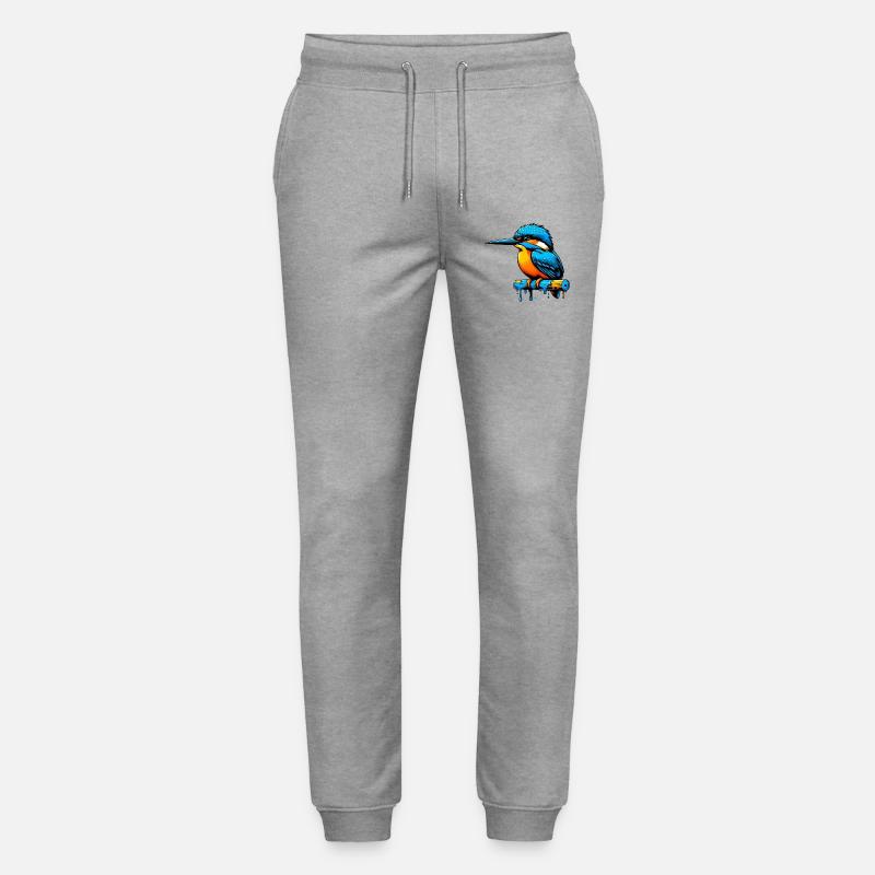Eisvogel - Stanley/Stella Unisex Bio Jogginghose Mover  - Grau meliert