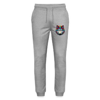 Wolf - Stanley/Stella Unisex Bio Jogginghose Mover  - Grau meliert - Vorne - Marisol (170cm) & Nik (191cm)