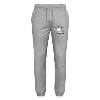Horse Girl Pferdemädchen Pferde Cartoon - Stanley/Stella Unisex Bio Jogginghose Mover  - Grau meliert - Vorne - Marisol (170cm) & Nik (191cm)