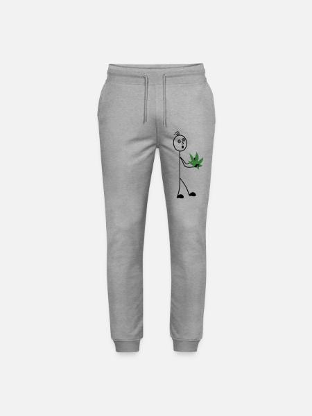 Hobbygärtner Strichmännchen - Stanley/Stella Unisex Bio Jogginghose Mover - Grau meliert